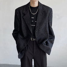 Load image into Gallery viewer, Patterned Textured Notch Lapel Casual Blazer