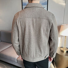 Load image into Gallery viewer, Check Lapel Casual Short Jacket