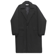 Load image into Gallery viewer, Suit Collar Mid Length Thickened Jacket