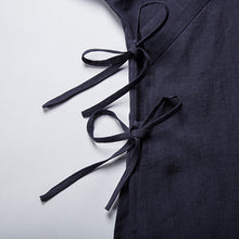 Load image into Gallery viewer, Linen Diagonal Neck Shirt
