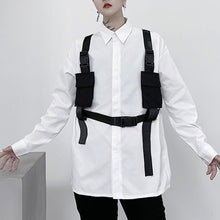 Load image into Gallery viewer, Lace Up Cargo Long Sleeve Shirt