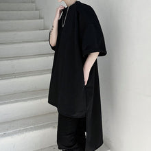 Load image into Gallery viewer, Irregular Mid-length Front Short Back Long T-shirt