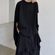 Load image into Gallery viewer, Irregular Hem Short Sleeve T-Shirt