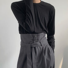 Load image into Gallery viewer, High Waist Mopping Casual Trousers