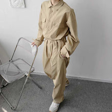 Load image into Gallery viewer, Japanese Retro Big Pocket Jumpsuit