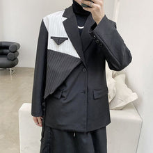 Load image into Gallery viewer, Stitching Decoration Loose Suit