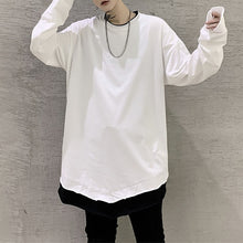 Load image into Gallery viewer, Fake Two Piece Stitching Bottoming Shirt