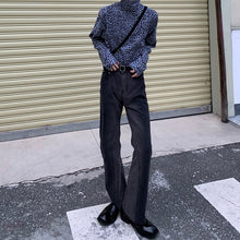 Load image into Gallery viewer, Men's Leopard Print Turtleneck T-shirt