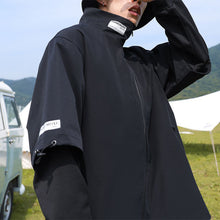 Load image into Gallery viewer, Outdoor Stand Collar Fake Two Piece Jacket