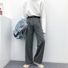 Load image into Gallery viewer, Drape Loose Straight Leg Casual Pants