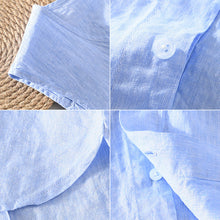 Load image into Gallery viewer, Summer Solid Color Linen Vest