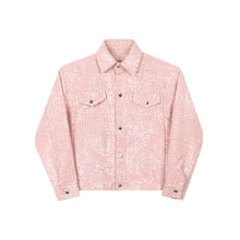 Load image into Gallery viewer, Casual Pink Sequined Short Jacket