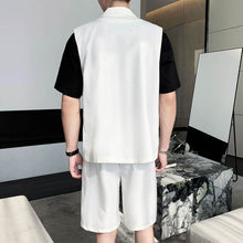 Load image into Gallery viewer, Vest Shorts Casual Two Piece Set
