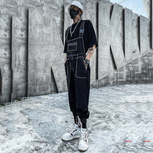 Load image into Gallery viewer, Hip-hop Functional Overalls