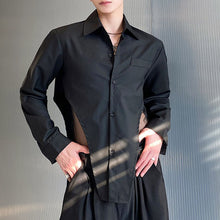 Load image into Gallery viewer, Asymmetric Hem Long Sleeve Shirt