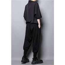 Load image into Gallery viewer, Simple Loose Pile Collar Short Sleeve T-Shirt