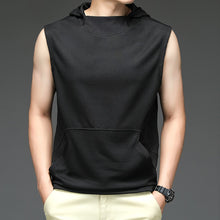 Load image into Gallery viewer, Summer Hooded Sleeveless Sports Tank Top