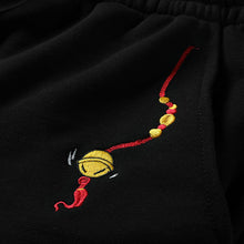 Load image into Gallery viewer, Lion Embroidered Lounge Shorts