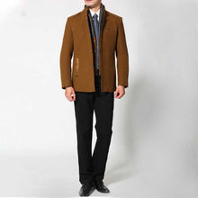 Load image into Gallery viewer, Stand Collar Slim Coat