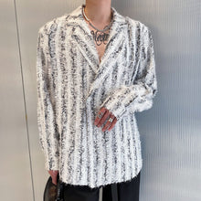 Load image into Gallery viewer, Fringed Double-breasted Thin Shirt