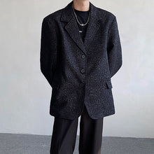Load image into Gallery viewer, Patterned Textured Notch Lapel Casual Blazer