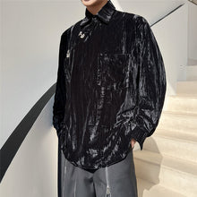 Load image into Gallery viewer, Vintage Lapel Fleece Long Sleeve Shirt