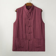 Load image into Gallery viewer, Winter Retro Thickened Stand Collar Vest