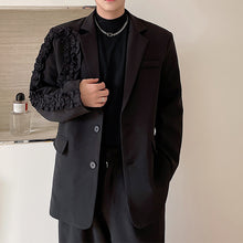 Load image into Gallery viewer, Solid Color Lace Trim Blazer