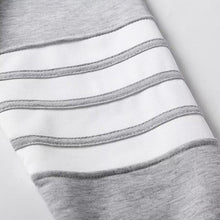 Load image into Gallery viewer, Four Bar Stripes Contrast Lapel Cardigan