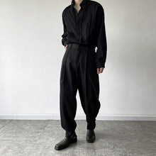 Load image into Gallery viewer, Slit-Pressed Crinkled Loose Harem Pants