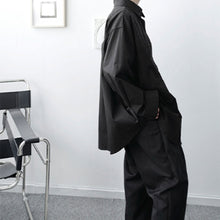 Load image into Gallery viewer, Large Pockets Loose Drop Shoulders Shirts