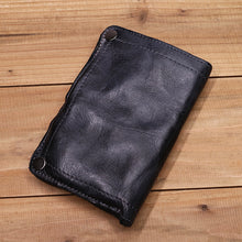 Load image into Gallery viewer, Retro Handmade Leather Wallet Multi Card Slots Wallet