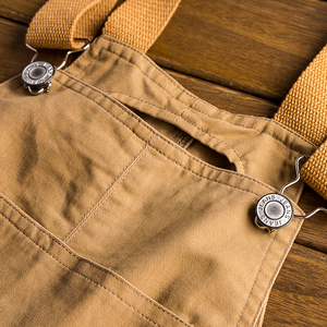 Vintage Casual Multi-Pocket Jumpsuits