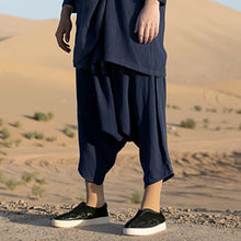 Load image into Gallery viewer, Linen Cotton Retro Blouse Pants