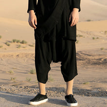 Load image into Gallery viewer, Linen Cotton Retro Blouse Pants