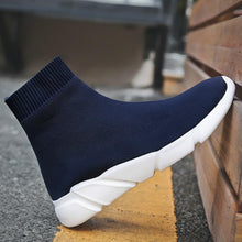 Load image into Gallery viewer, Men Knit Upper Breathable Sport Shoes