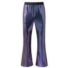 Load image into Gallery viewer, Elastic-waist Sequined Wide Leg Pants Stage Performance Party Trousers

