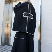 Load image into Gallery viewer, Reversible Turtleneck Pullover Loose Sweater
