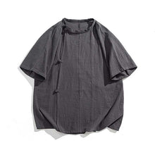 Load image into Gallery viewer, Retro Button-down Short-sleeved Shirt
