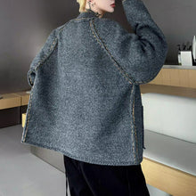Load image into Gallery viewer, V-neck Loose-fitting Knitted Cardigan
