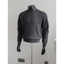 Load image into Gallery viewer, Striped Crew Neck Textured Knit Sweater
