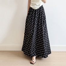 Load image into Gallery viewer, Polka Dot Elastic High Waist A-line Skirt
