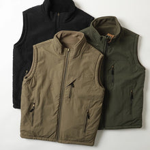 Load image into Gallery viewer, Waterproof Warm Fleece Reversible Stand-collar Vest
