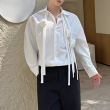 Load image into Gallery viewer, French 3D Rose Casual Shirt

