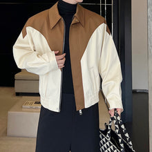 Load image into Gallery viewer, Retro Contrast Lapel Silhouette Jacket
