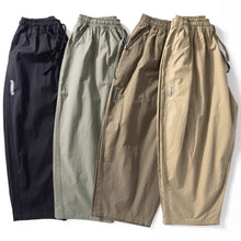 Load image into Gallery viewer, Japanese Loose Wide-leg Cropped Carrot Pants
