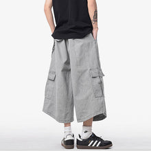 Load image into Gallery viewer, Loose Straight Wide-leg Casual Cropped Trousers
