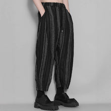 Load image into Gallery viewer, Striped Loose Tassel Casual Pants

