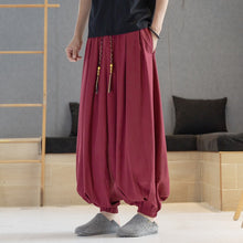 Load image into Gallery viewer, Loose Draped Ankle Tied Casual Harem Pants

