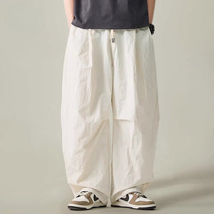 Loose Retro Casual Straight Pants